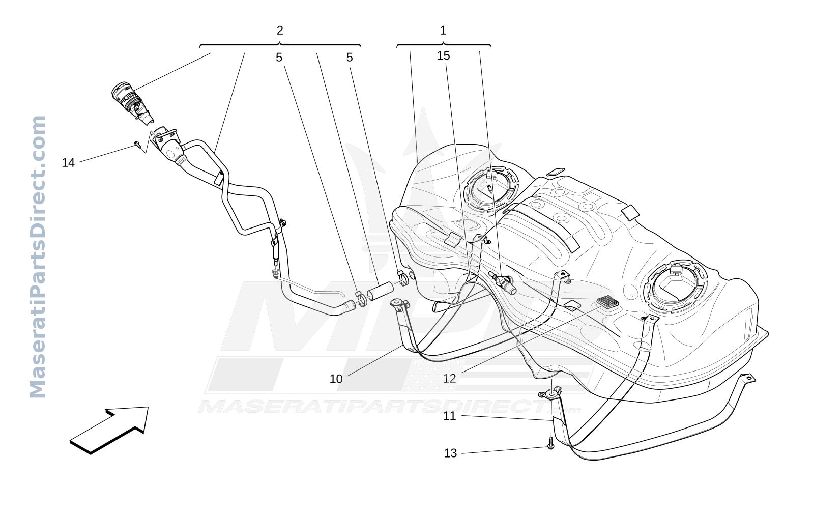 01.42 - 1 - FUEL TANK Diagram