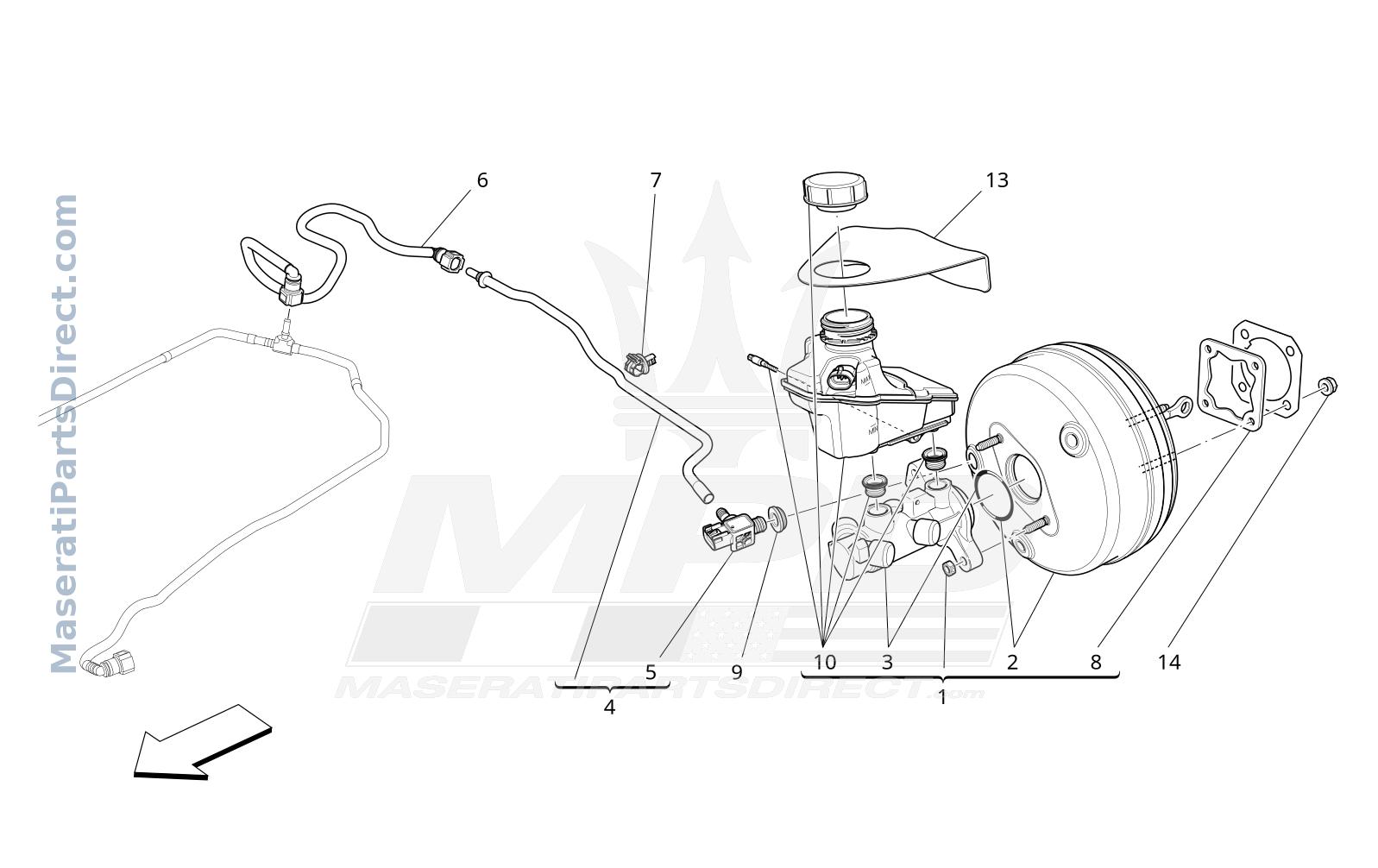 04.00 - 1 - BRAKE SERVO SYSTEM Diagram