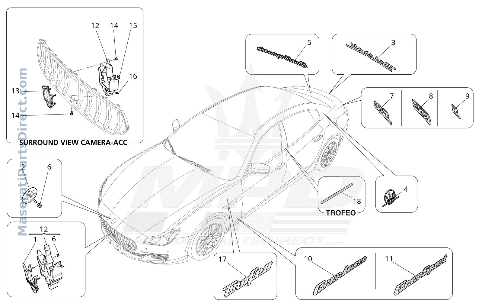 09.16 - 3 - TRIMS, BRANDS AND SYMBOLS Diagram