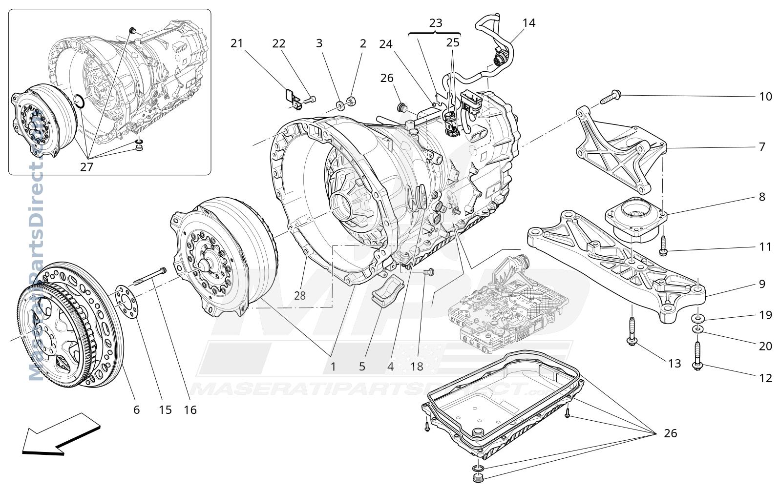 03.10 - 1 - GEARBOX HOUSINGS Diagram