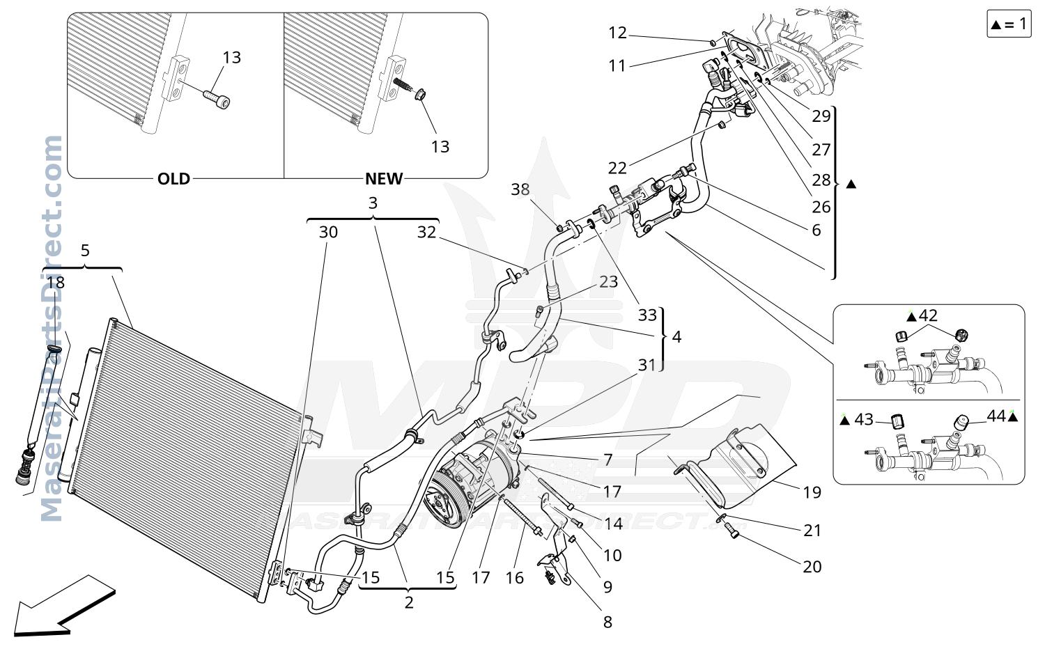 08.40 - 2 - A/C UNIT: ENGINE COMPARTMENT DEVICES Diagram