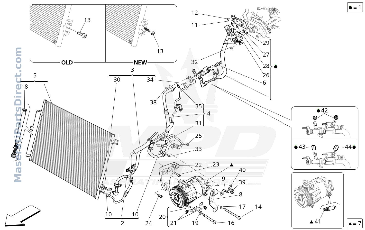 08.40 - 4 - A/C UNIT: ENGINE COMPARTMENT DEVICES Diagram