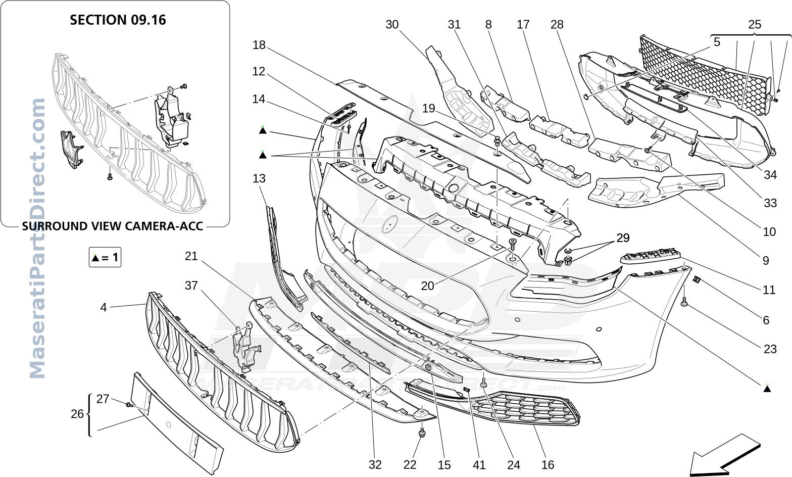 09.10 - 2 - FRONT BUMPER Diagram