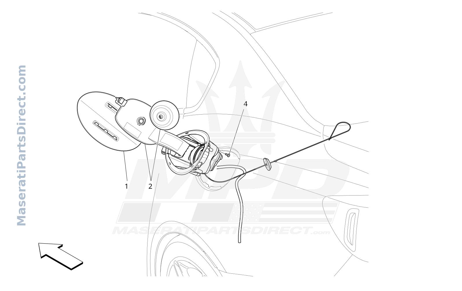09.22 - 2 - FUEL TANK DOOR AND CONTROLS Diagram