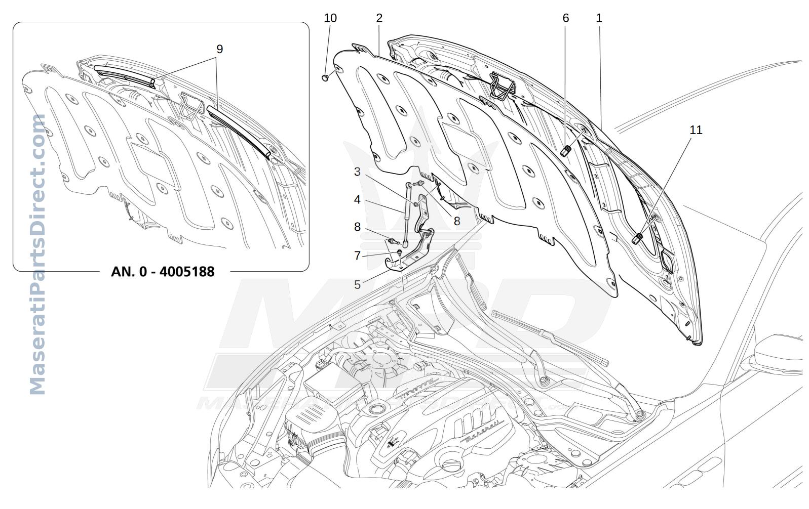 09.20 - 1 - FRONT LID Diagram