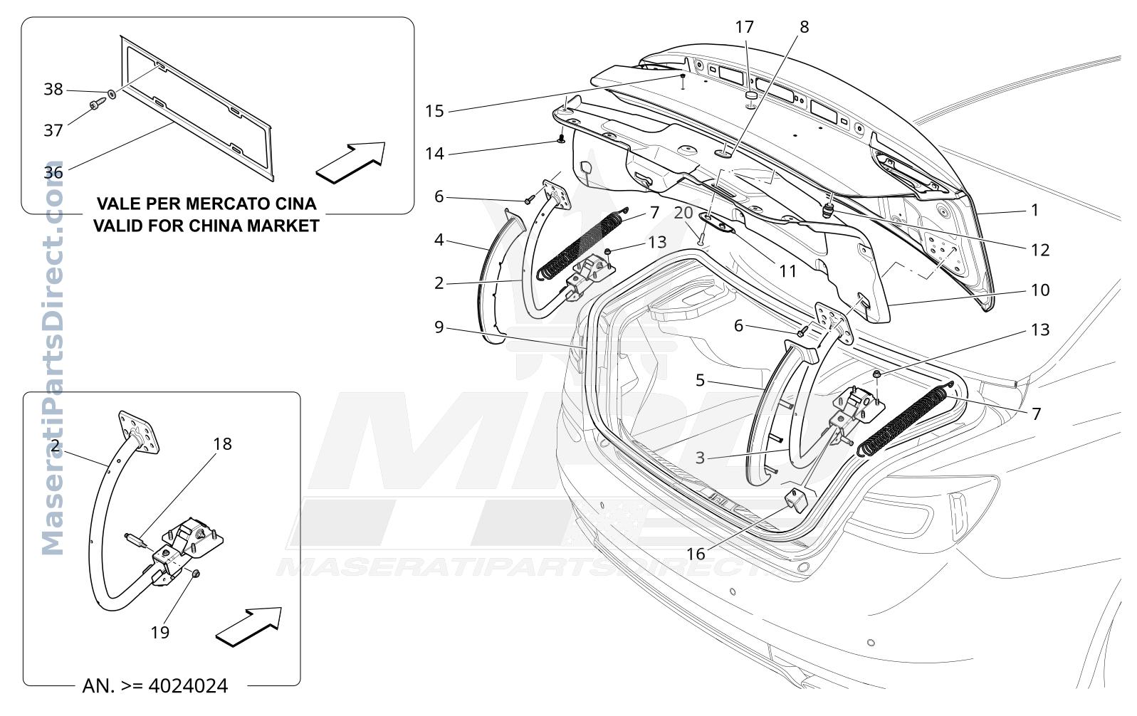09.21 - 1 - REAR LID Diagram