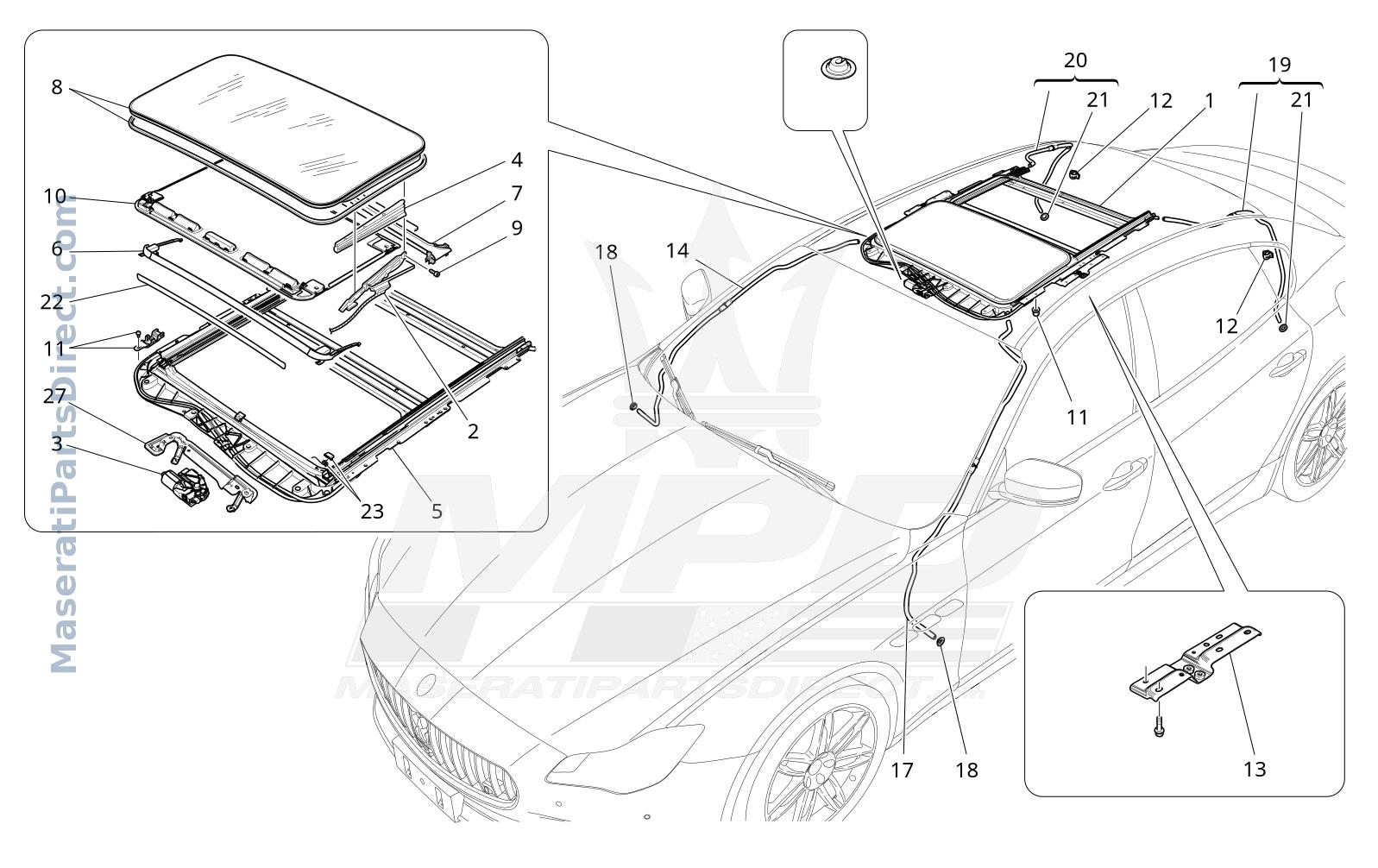09.71 - 1 - SUNROOF Diagram