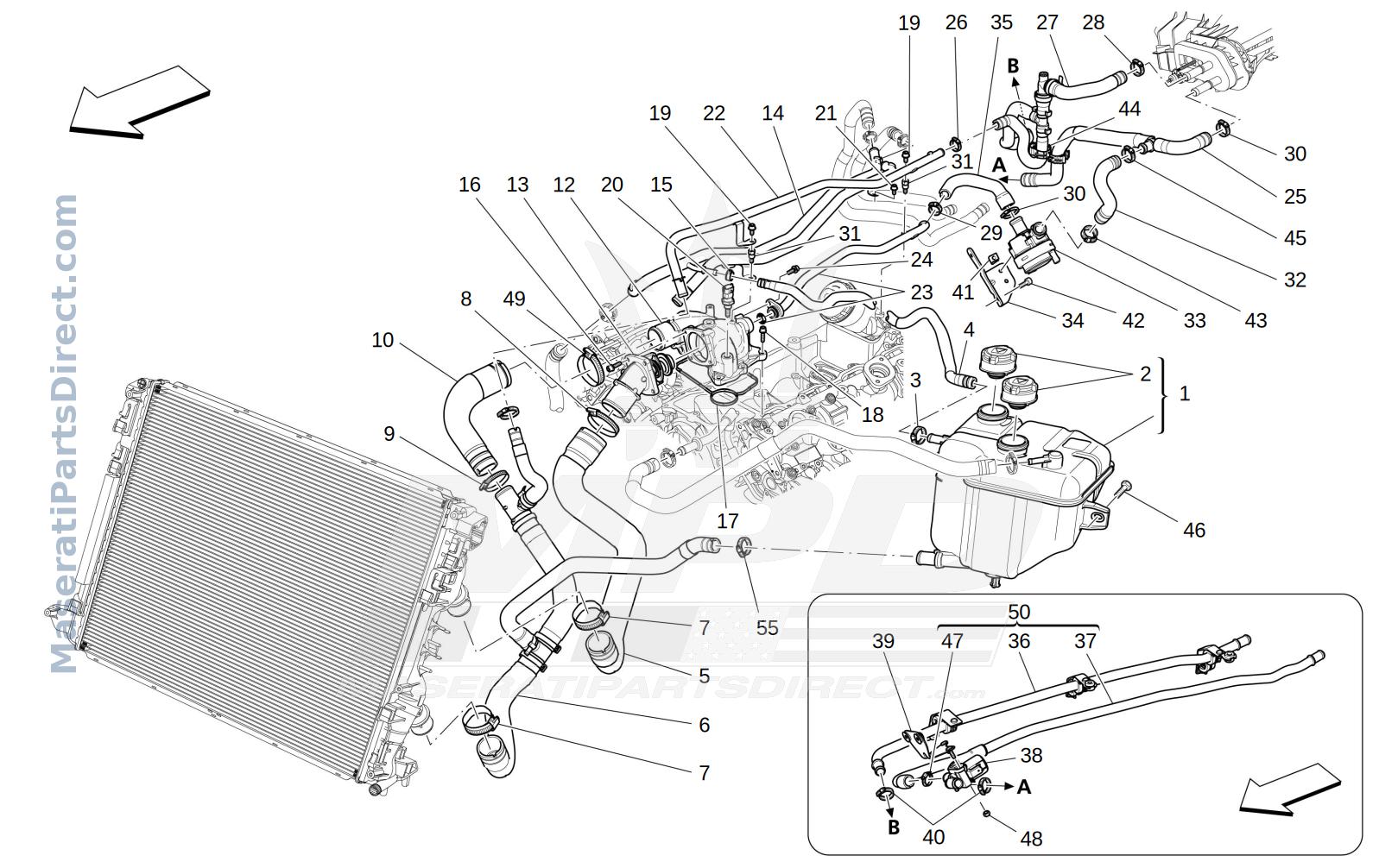 01.71 - 2 - COOLING SYSTEM: NOURICE AND LINES Diagram