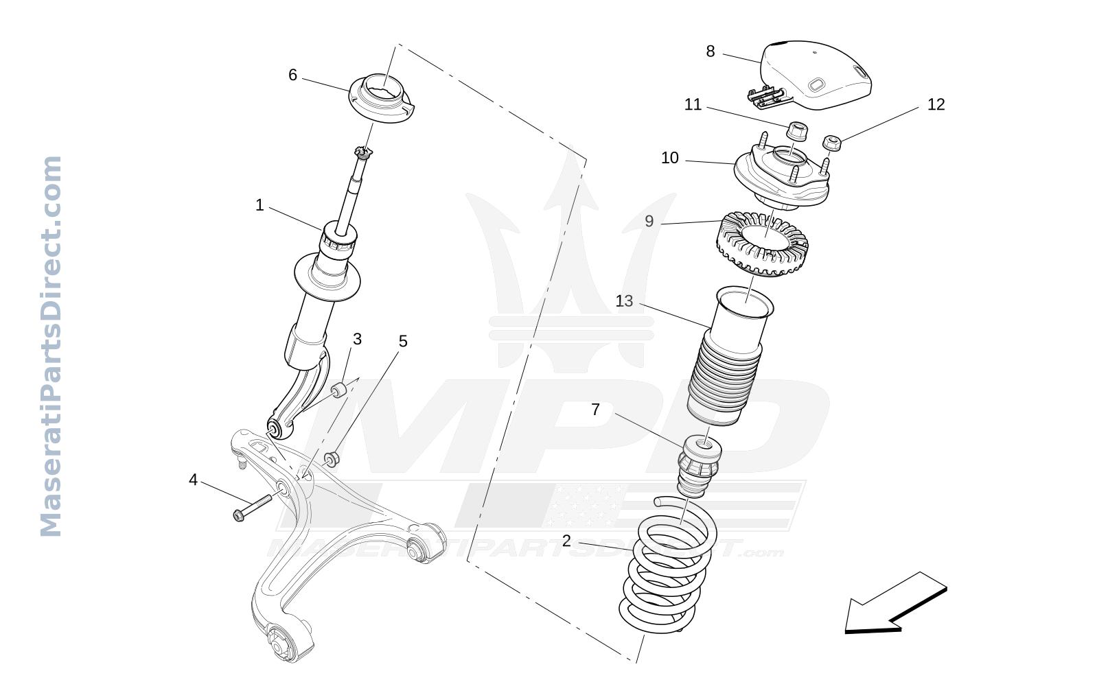 06.11 - 5 - FRONT SHOCK ABSORBER DEVICES Diagram