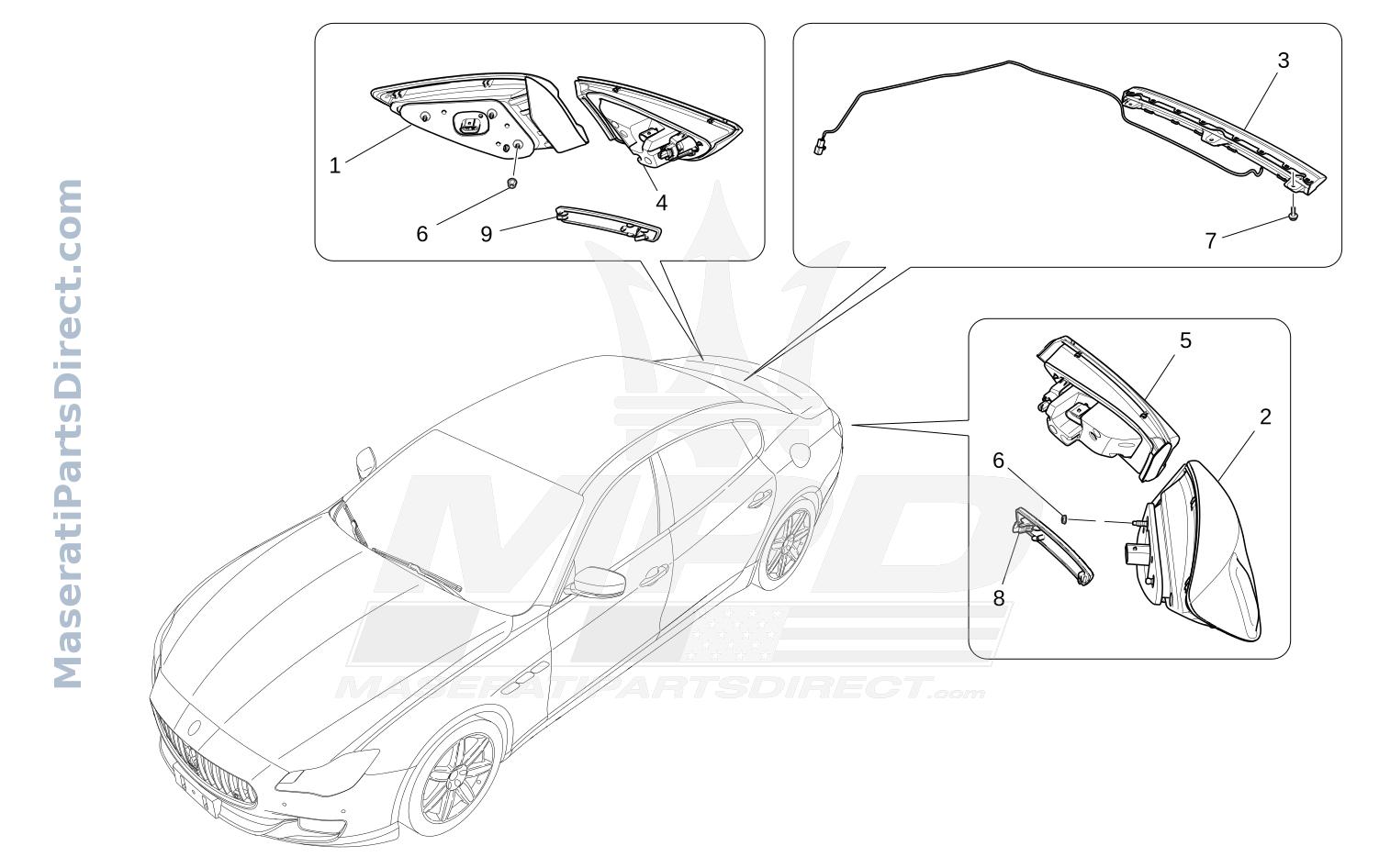 08.31 - 1 - TAILLIGHT CLUSTERS Diagram