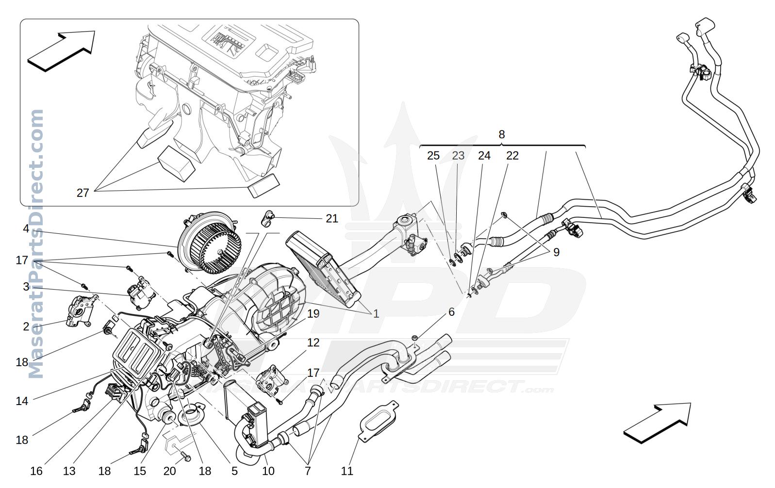 08.43 - 1 - A/C UNIT: TUNNEL DEVICES Diagram