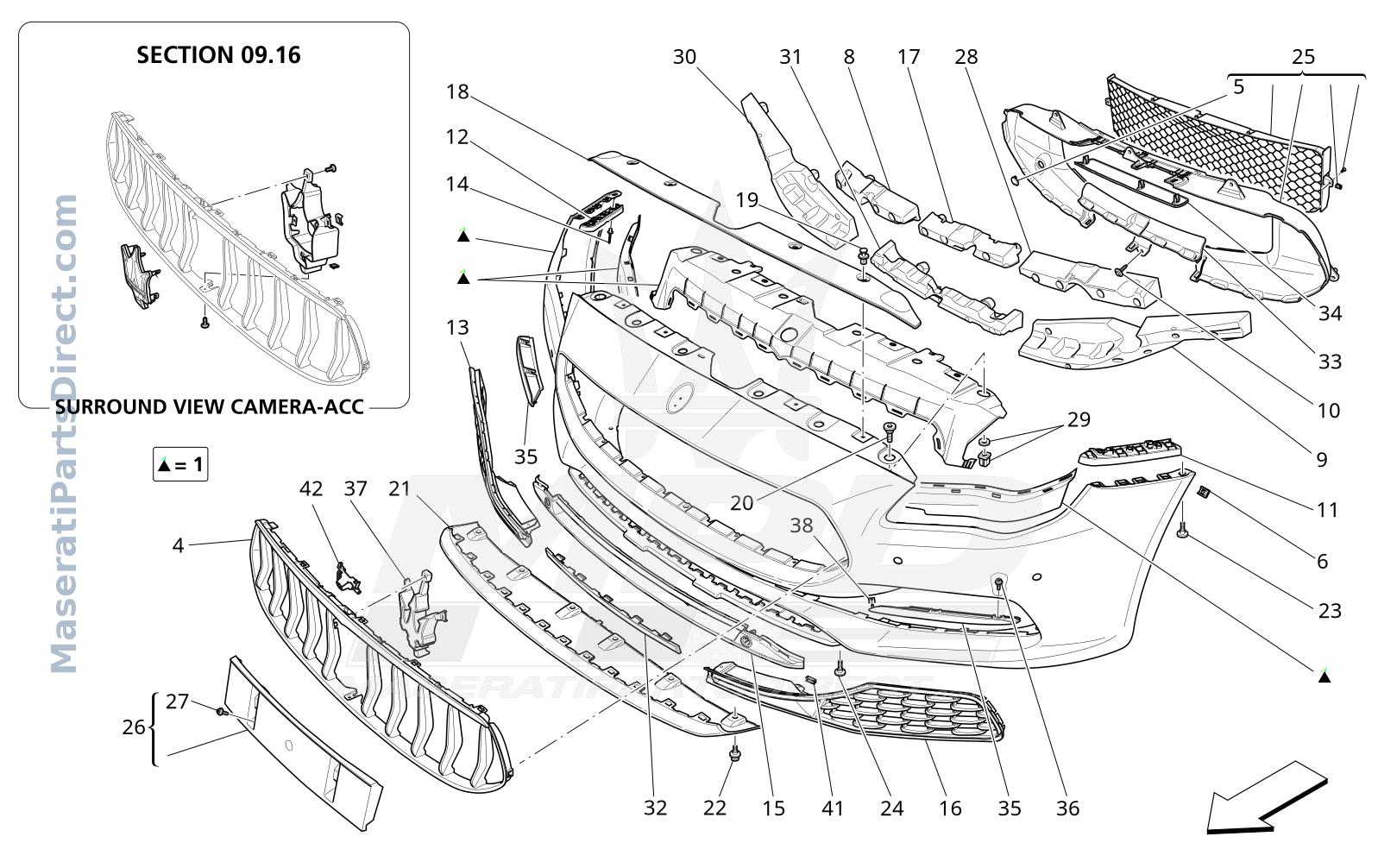 09.10 - 11 - FRONT BUMPER Diagram