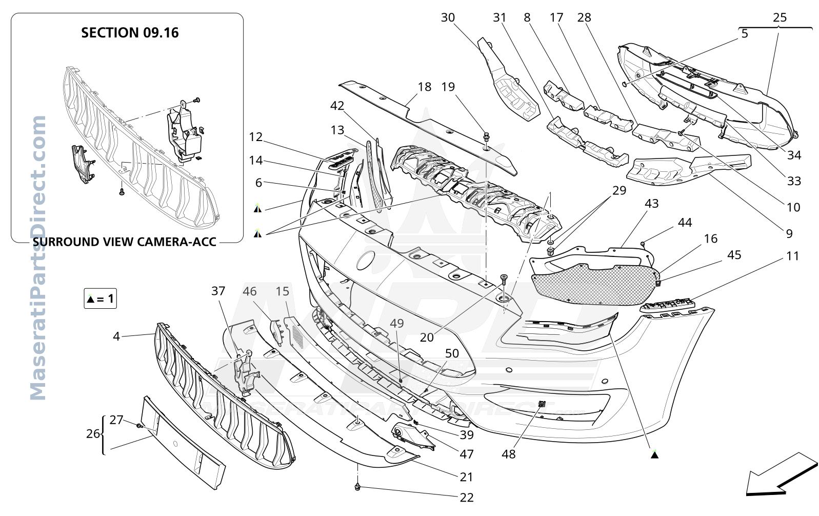 09.10 - 9 - FRONT BUMPER Diagram