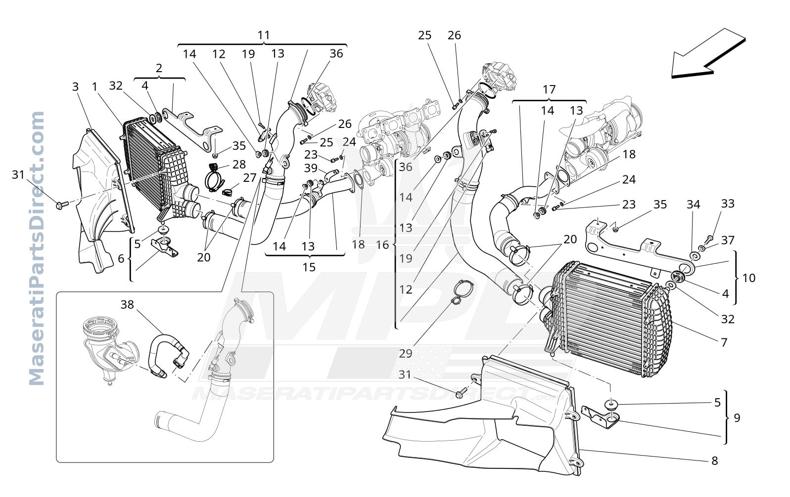 01.32 - 4 - INTERCOOLER SYSTEM Diagram
