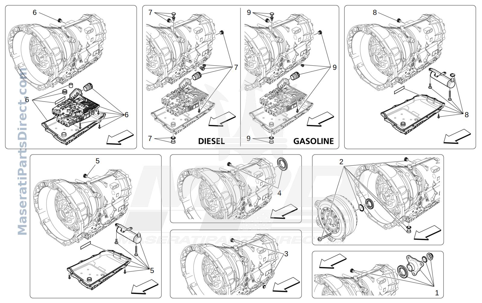 03.10 - 5 - GEARBOX HOUSINGS Diagram