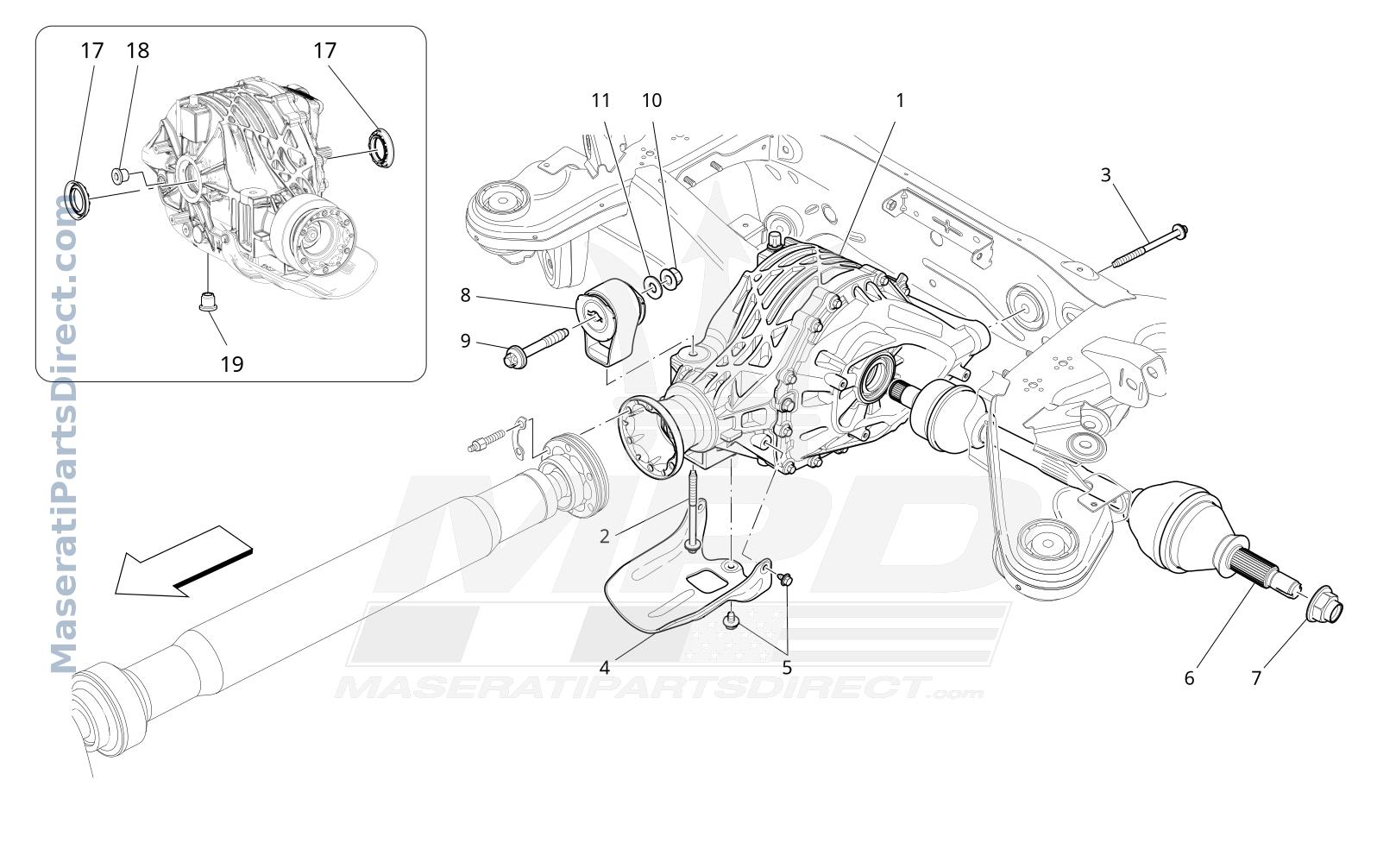 03.21 - 1 - DIFFERENTIAL AND REAR AXLE SHAFTS Diagram