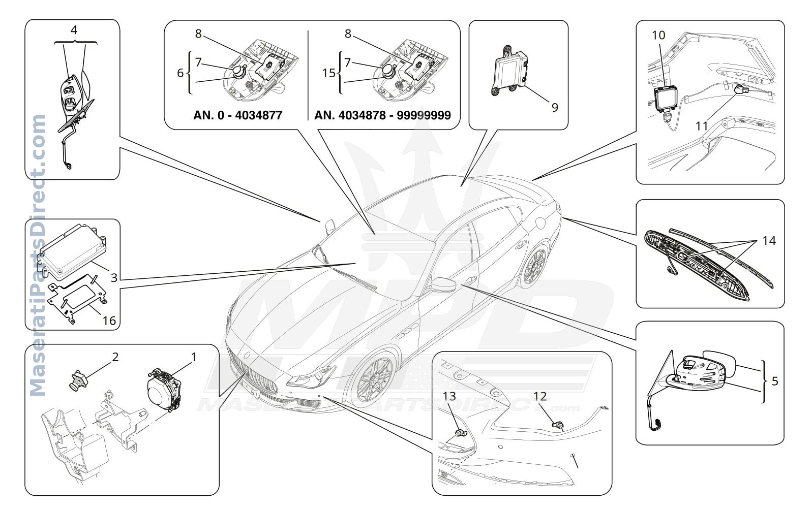 08.73 - 1 - DRIVE ASSISTANCE SYSTEM Diagram