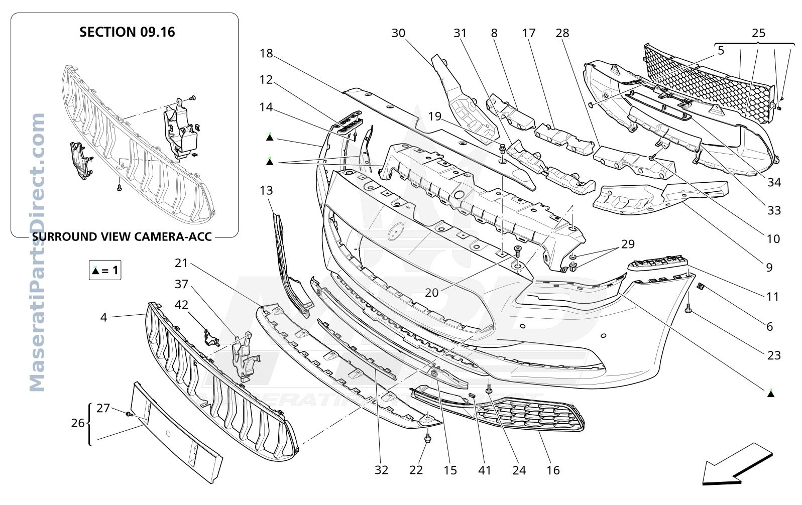 09.10 - 15 - FRONT BUMPER Diagram
