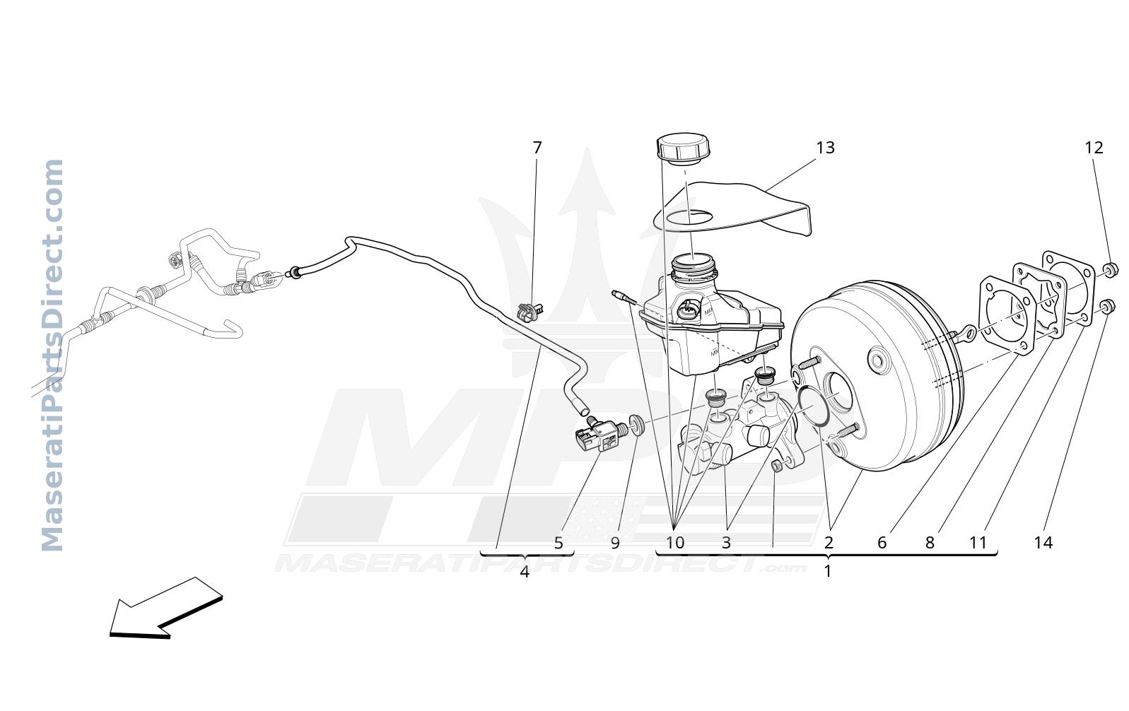 04.00 - 3 - BRAKE SERVO SYSTEM Diagram