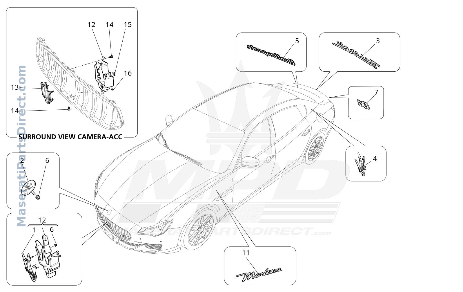 09.16 - 6 - TRIMS, BRANDS AND SYMBOLS Diagram